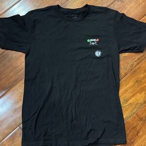 NWOT Vans Black Short Sleeve Men's S Tee with Dart Board Graphic